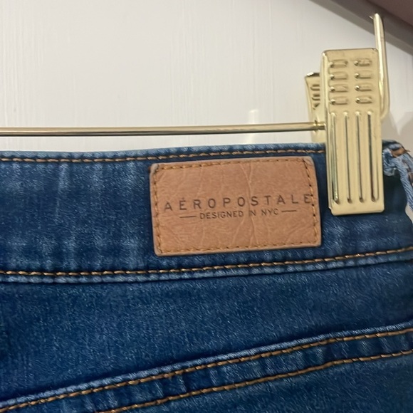 Aeropostale High Waisted Denim Jegging Size 2 - Picture 9 of 10